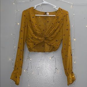 Long sleeve Crop top
